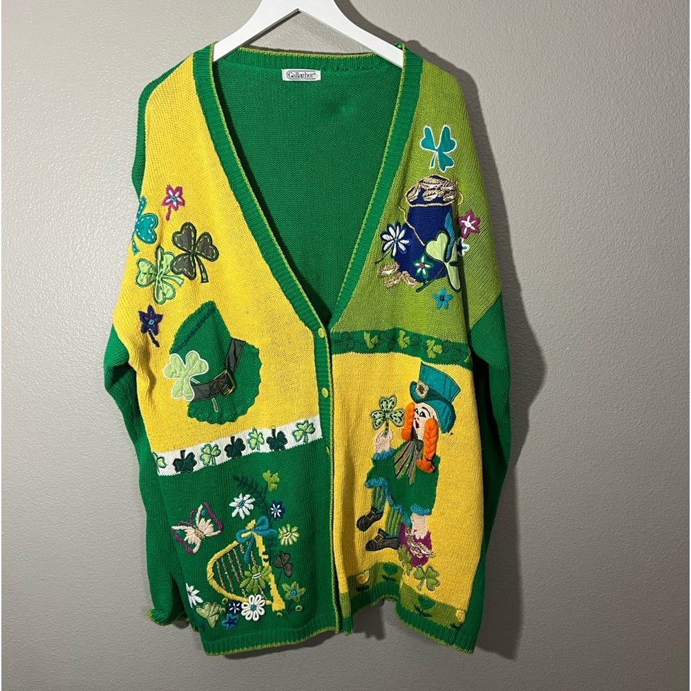 Vintage Gallagher St Patrick’s Day Sweater XXL